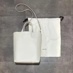 【美品！】CELINE セリーヌ バーティカルカバ スモール ハンドバッグ 白