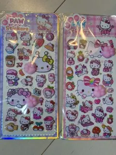 ハローキティ肉球シール２枚セット