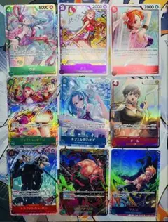 【おまけ付き】ワンピースカードまとめ売り，ビビSR，ボニーSEC，ゾロSECなど