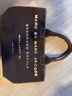 【美品】マークバイマークジェイコブス キャンバス トートバッグ ブラック 黒