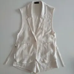 【repipi armario】レピピアルマリオ ジレショートパンツセットアップ