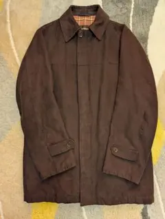 Paul Stuart ステンカラーコート L ダークブラウン