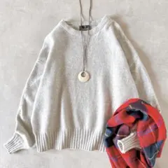 アーバンリサーチドアーズ　DOORS ハミルトンウール　クルーワイドプルオーバー