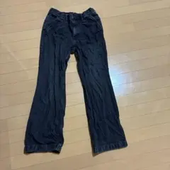 GU メンズ デニムパンツ ブラック Lサイズのサムネイル