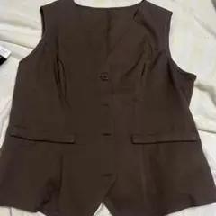 ベスト 茶色