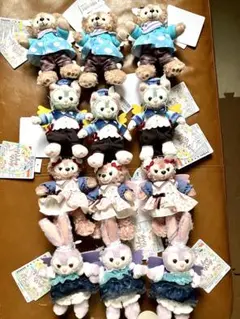 ディズニー　ダッフィー＆フレンズ　ウィッシングウィングス　ぬいぐるみバッジ