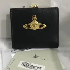 箱付き◆ Vivienne Westwood ☆ブラック　二つ折り財布