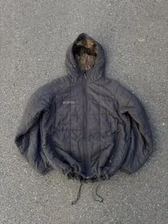 Columbia hooded puffer jacket テック　ブラック