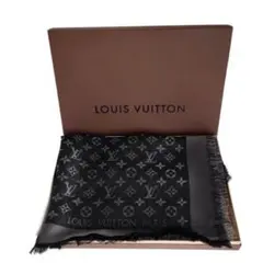 Louis Vuittonモノグラムシャインショール M75123Black新品