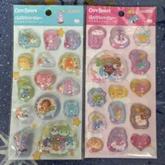 ケアベア ポップデコパーティー　わたあめカプセルシール