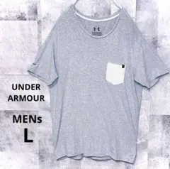 アンダーアーマー Tシャツ Lサイズ メンズ グレー