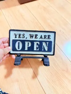 ヴィンテージ風 OPEN CLOSED サインプレート