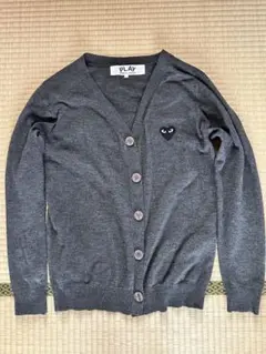 PLAY COMME des GARCONS カーディガン グレー Lのサムネイル