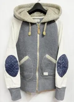 A(LeFRUDE)E｜アレフルード 裏ボア フーデッド ジップブルゾン ＊