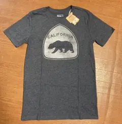 【海外限定】新品タグ付きカリフォルニア 熊 USAプリントTシャツ メンズSのサムネイル