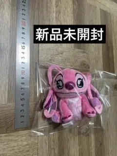 ディズニー スティッチ エンジェル ぬいぐるみ キーホルダー ピンク
