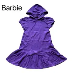 【美品】Barbie フード付き紫ワンピース　夏服　y2k Aライン リボンのサムネイル