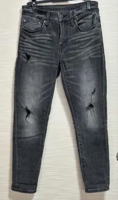 ブラックスキニー デニム