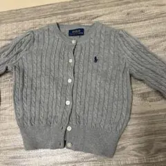 め*ぅ様 Polo Ralph Lauren ケーブルニットカーディガン　12m
