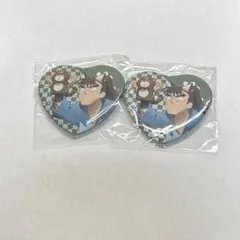 忍たま乱太郎 ナンジャタウン 中在家長次 ハート型缶バッジ