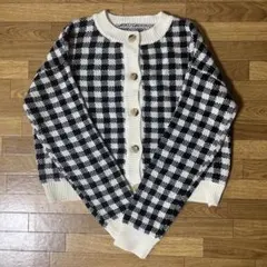 VIVID LADY チェック柄カーディガンのサムネイル