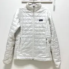Patagoniaパタゴニア 軽量ナノパフ　ライトダウンジャケット　ホワイト