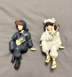 忍たま乱太郎☆4種セット☆土井半助·天鬼フィギュア&ぬーどるストッパーフィギュア