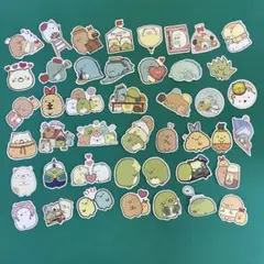 アニメ キャラクター ステッカー シール まとめ売り デコシール 計44枚セット