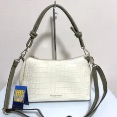 【未使用品✨️】Modaprincipe クロコ型押し 2WAY ショルダーバッグ