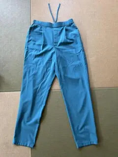 green label relaxing タックテーパードパンツ ブルーグリーンのサムネイル
