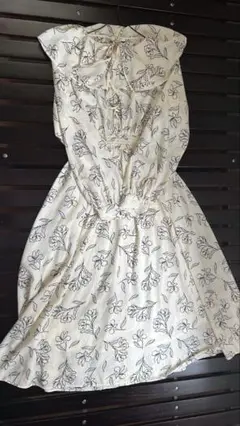 COLZA 花柄 ワンピース 長袖
