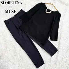 美品✨IENA×MUSE フォーマル2点セット ママスーツ 卒業式 卒園式 M