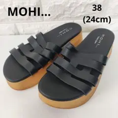 新品未使用　MOHI...（モヒ）厚底サンダル コンフォートサンダル　38のサムネイル
