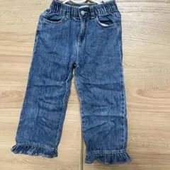 ZARA 完売商品　デニムフリル裾パンツ 6歳用
