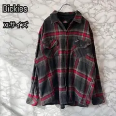 Dickies XLサイズ チェック柄ネルシャツ　US古着