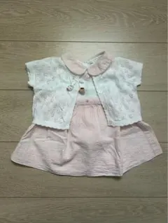 ファミリア　ワンピース　カーディガン　2点セット