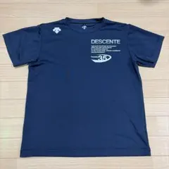 DESCENTE メンズ Tシャツ ネイビー Sサイズのサムネイル