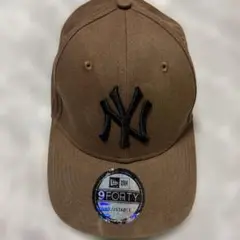 New Era 9FORTY ニューヨーク・ヤンキース ブラウンキャップ