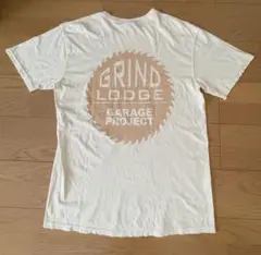 最終値下☆GRINDLODGE グラインドロッヂ Tシャツ クリームホワイト GRIND LODGE Tシャツ /グラインドロッヂ