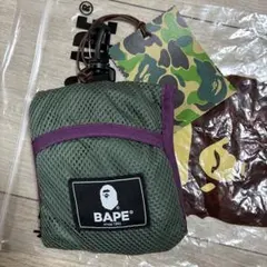 【新品】アベイシングエイプ エコバッグ BAPE UTILITY BAGグリーン