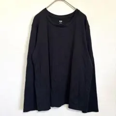UNIQLO ユニクロ　スムースストレッチ　コットンクルーネックT 長袖　XL