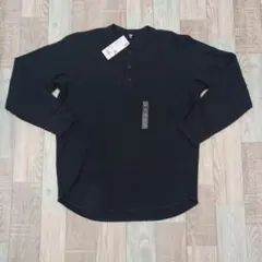 ユニクロ ワッフルヘンリーネック T シャツ