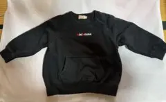 ミキハウス　トレーナー　ブラック　90