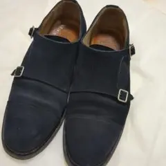 Berwick 1707 ネイビー ダブルモンクストラップ