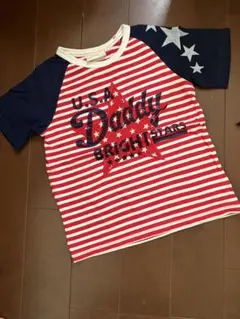 Daddy Oh Daddy 半袖Tシャツ 星柄 ボーダー　120のサムネイル