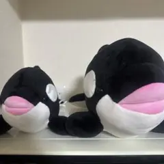 シャチぬいぐるみセット（大・小）