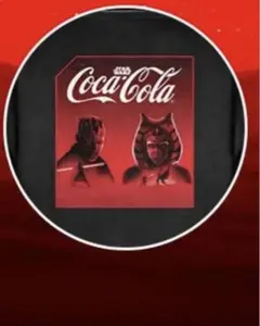 新品Coca-Cola スウェットシャツ 黒　スターウォーズ