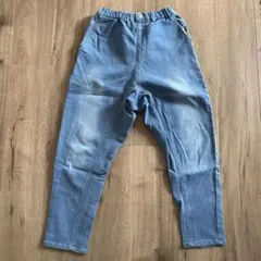 ライトブルー デニム ストレッチパンツ