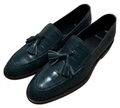 Paul Smith archive クロコ タッセル ローファー グリーンのサムネイル