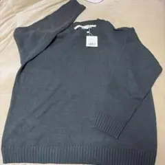 ASTRONOMY ウォッシャブル5G天竺オーバーサイズクルーネックニット